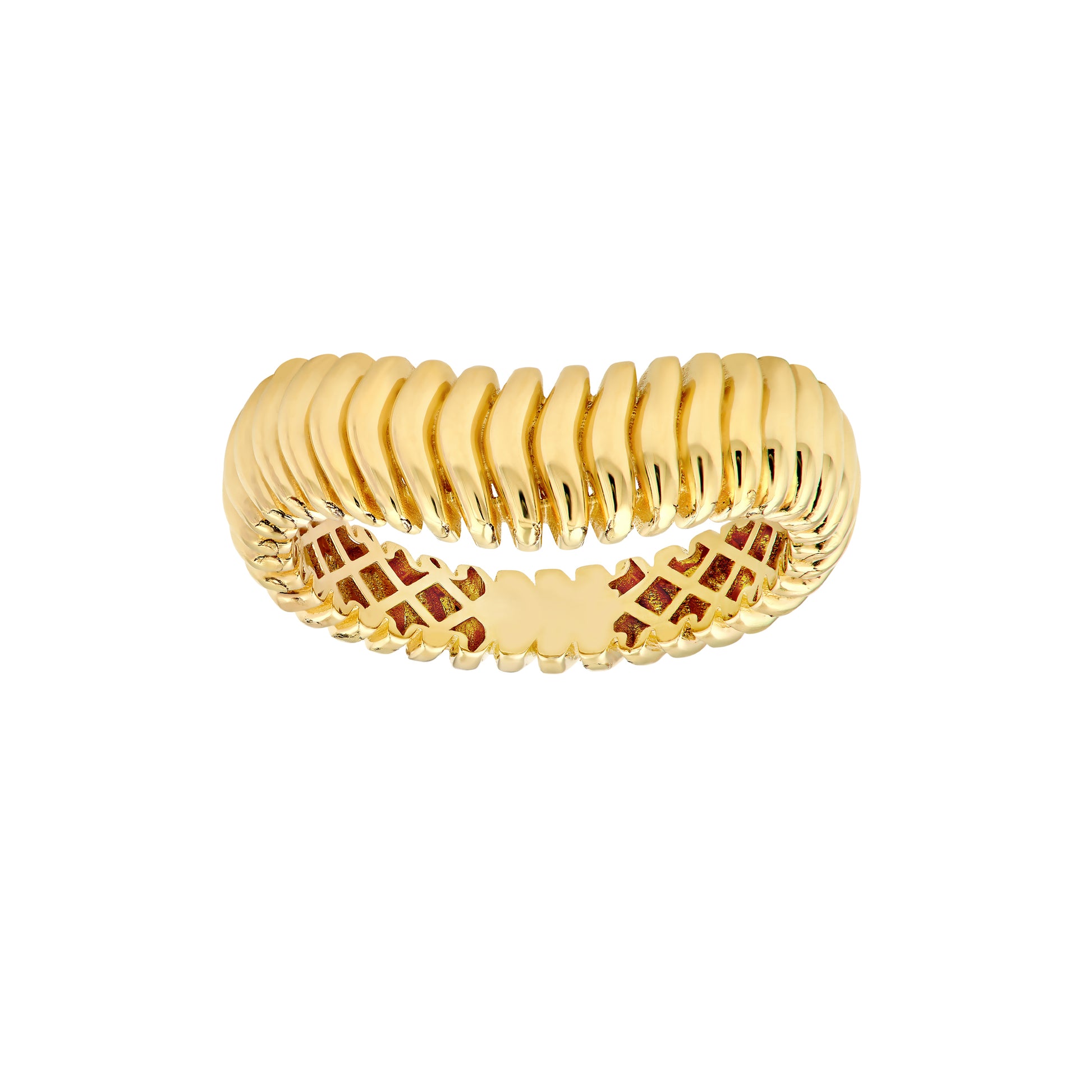 Wavy Ribbed Ring