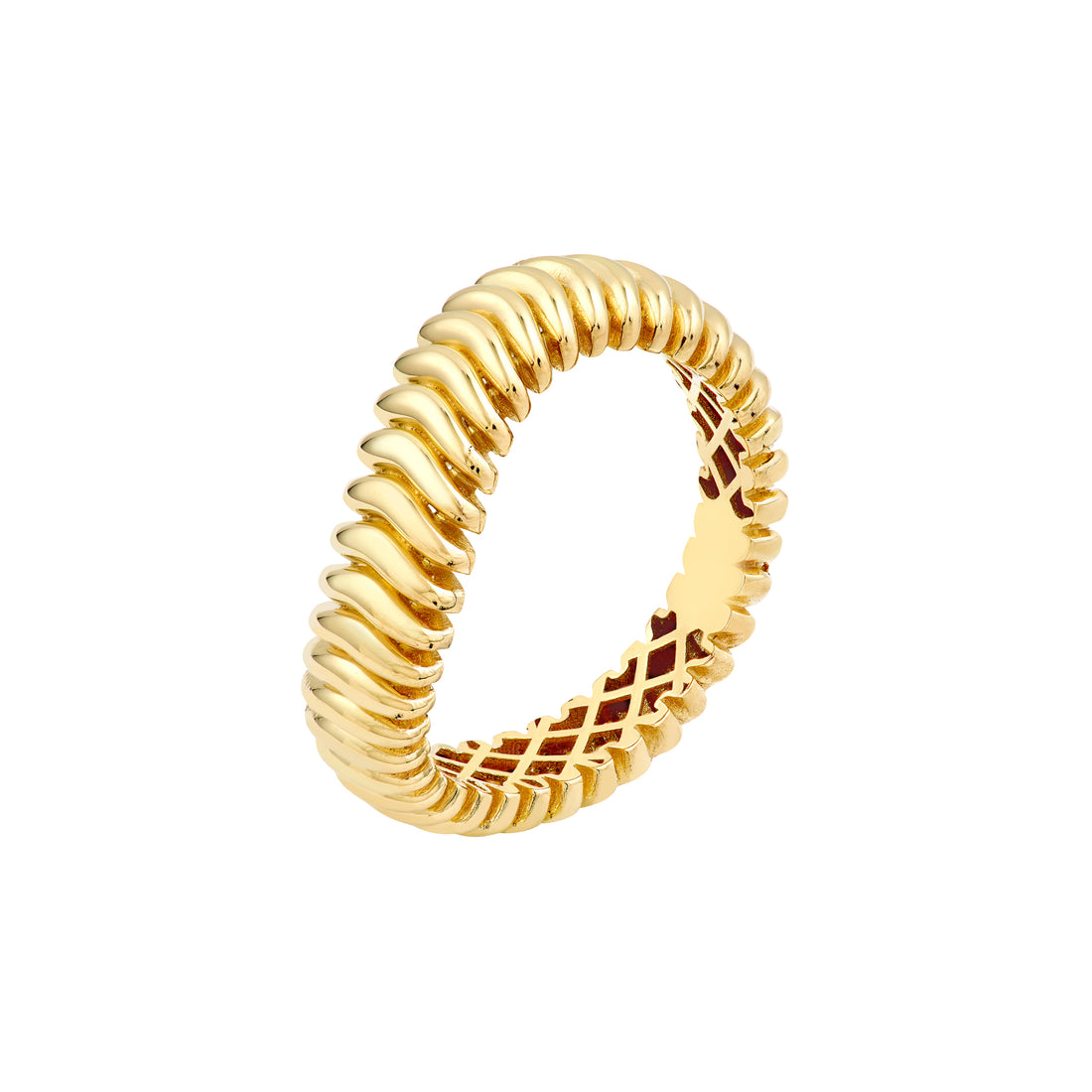 Wavy Design Band Ring