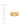 Wavy Design Band Ring