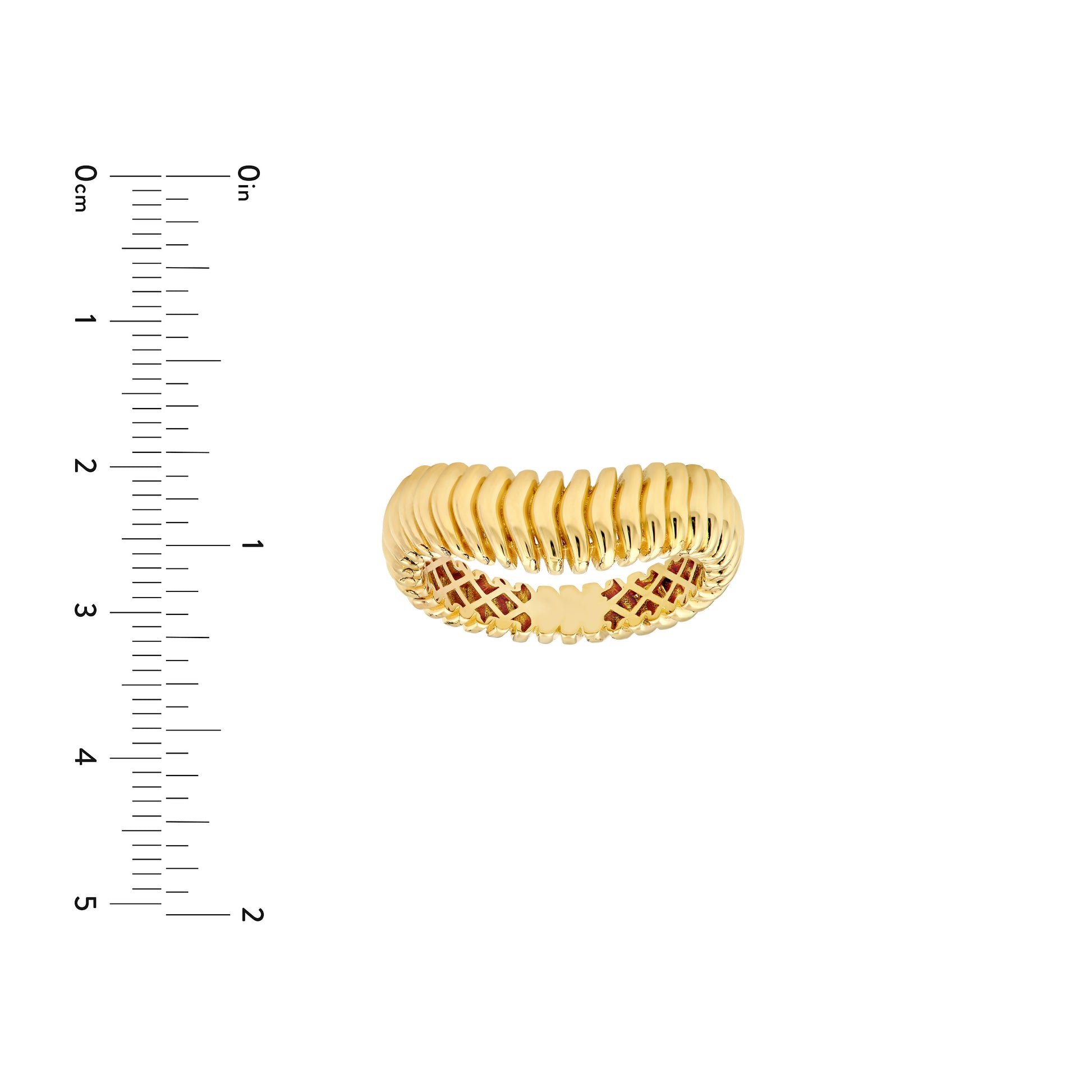 Wavy Design Band Ring