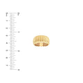 Ribbed Wide Band Ring
