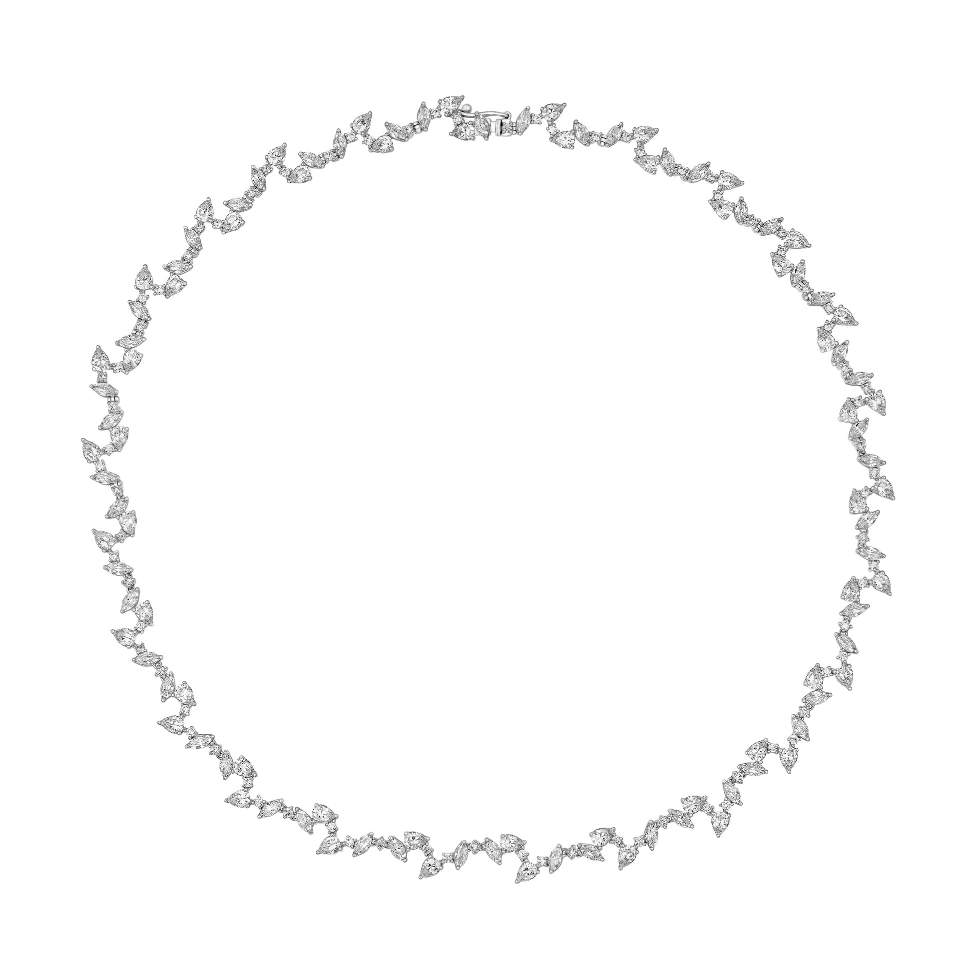 Diamond Blossom Necklace-