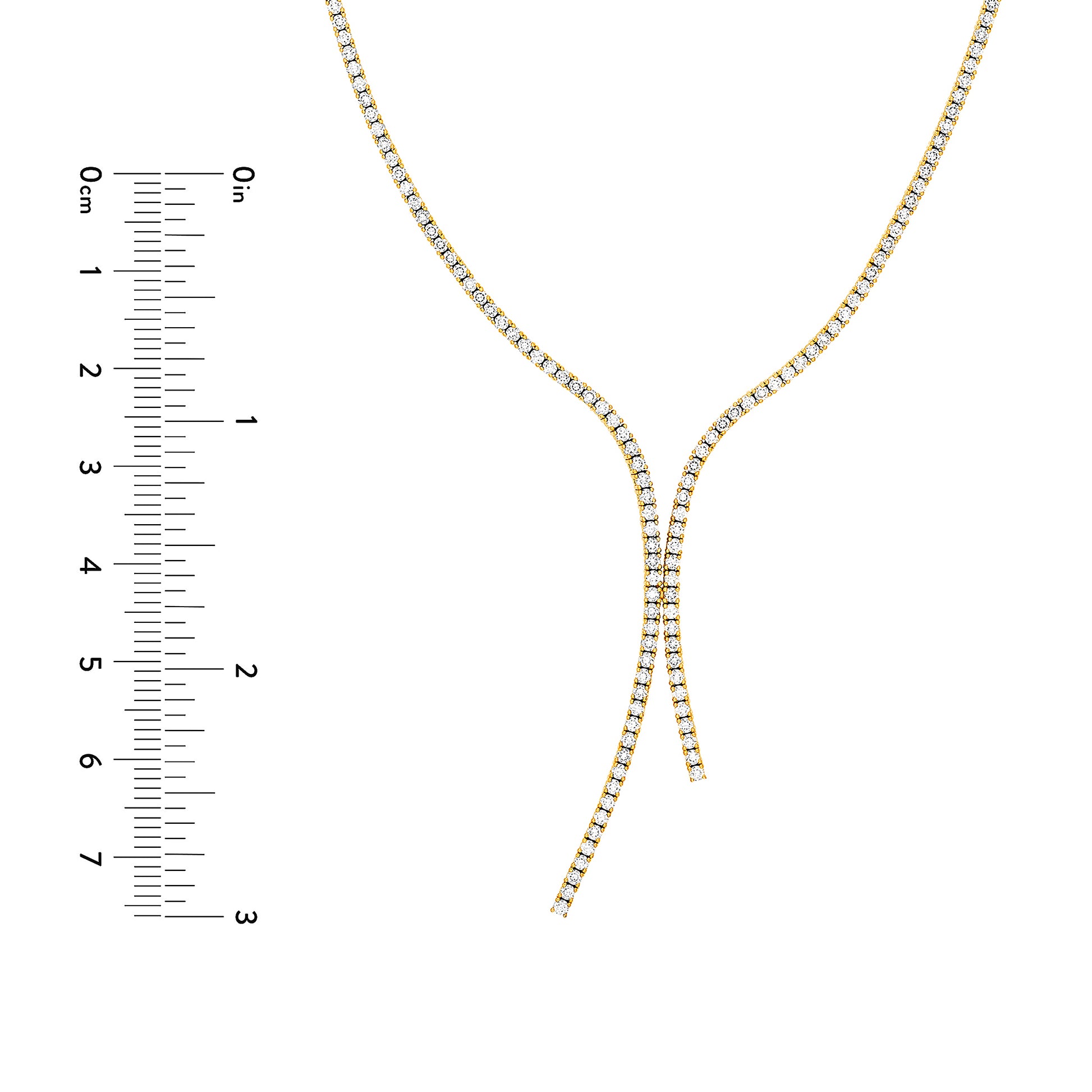Round 4-7/8tcw Diamond Lariat Necklace