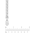 7.30mm Sterling Silver D/C Mariner Chain