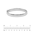 10mm Flat Oval Tube Bangle