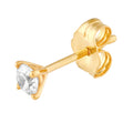 1/5tcw Round Diamond 4 Prong Stud Earrings