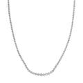 5-1/3tcw Diamond Bezel Graduated Tennis Necklace