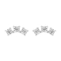 1/2tcw Diamond Trio Stud Earrings
