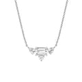 Three Stone Diamond Necklace