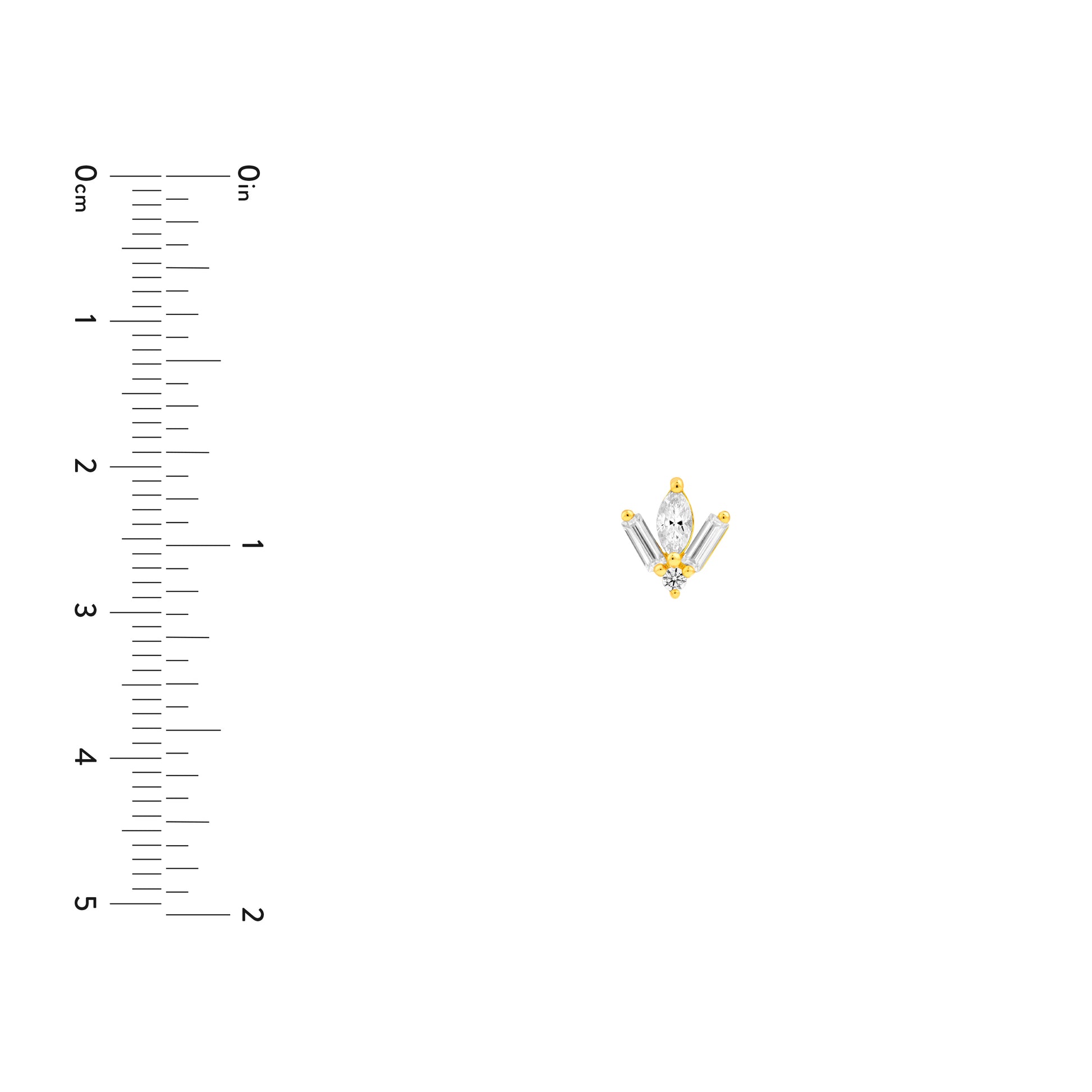 7/8tcw Multi-Cut Diamond Stud Earrings