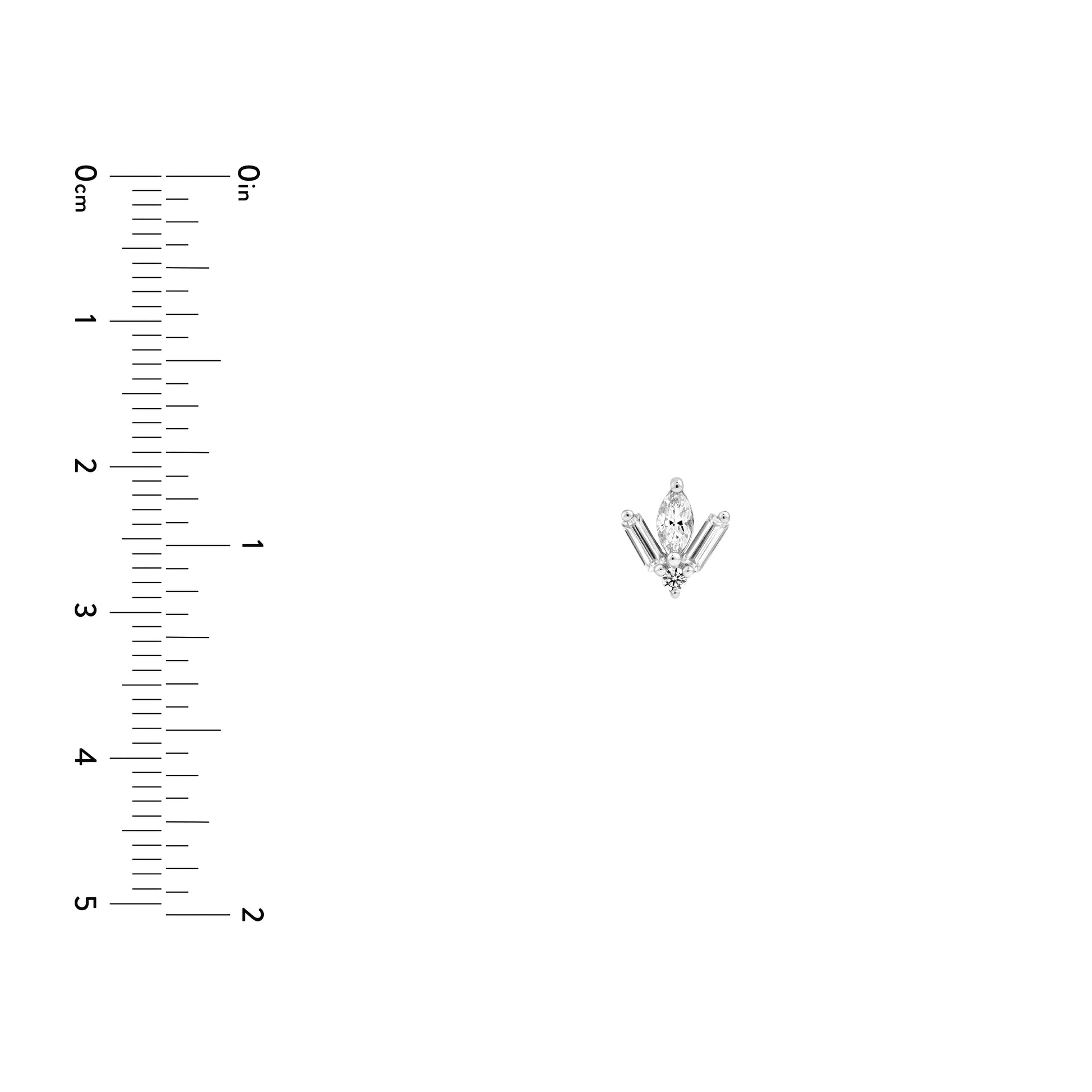 7/8tcw Multi-Cut Diamond Stud Earrings