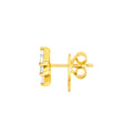 7/8tcw Diamond Stacked Earrings