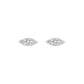 3/8tcw Three Stone Round Diamond Earrings