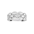 Sterling Silver Panther Link Ring