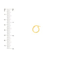10mm Round Hoop Earrings