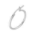 15mm Round Hoop Earrings