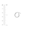 2mm Tube Round Hoop Earrings