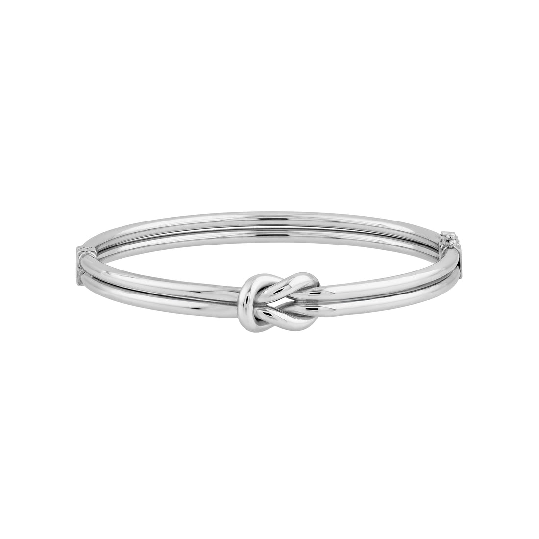 Sterling Silver Love Knot Bangle