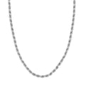 4.30mm Sterling Silver D/C Rope Chain