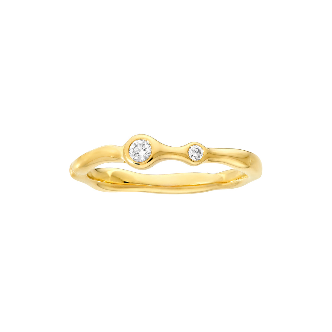 Diamond Duo Organic Ring