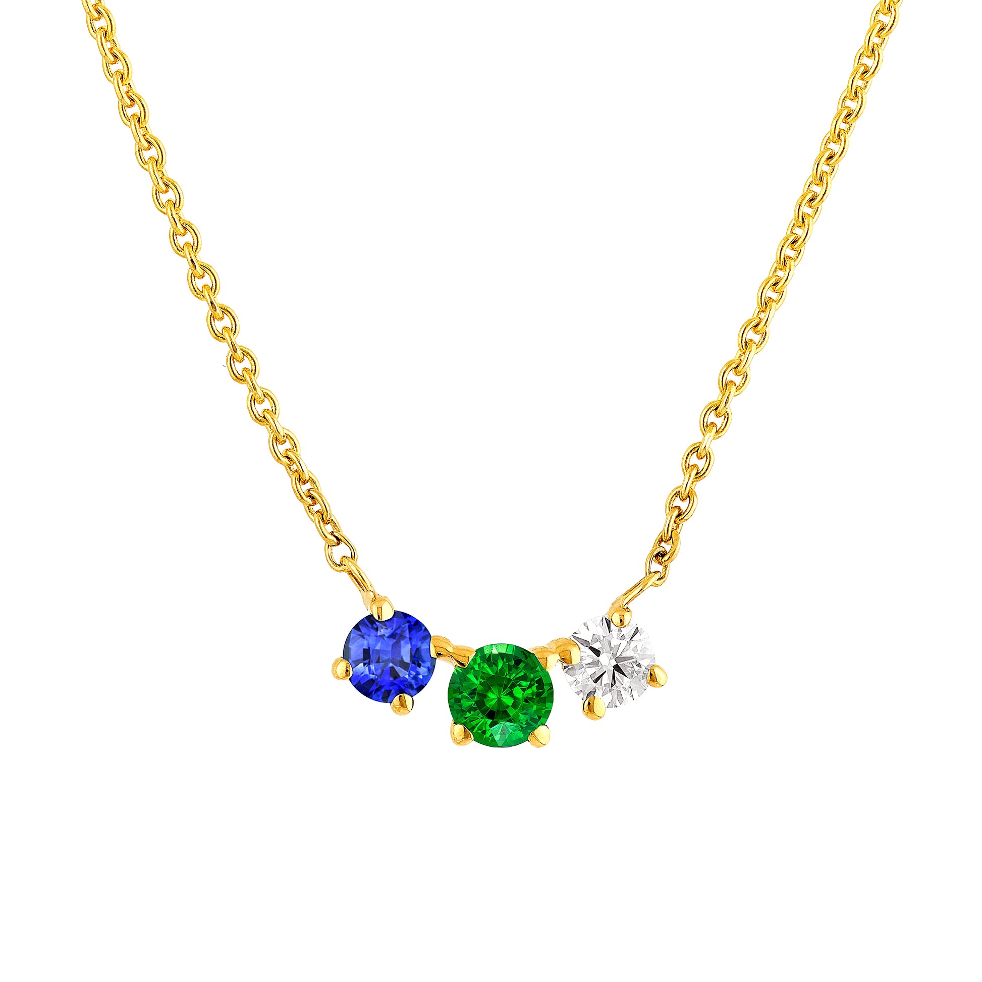 3 Stone Necklace