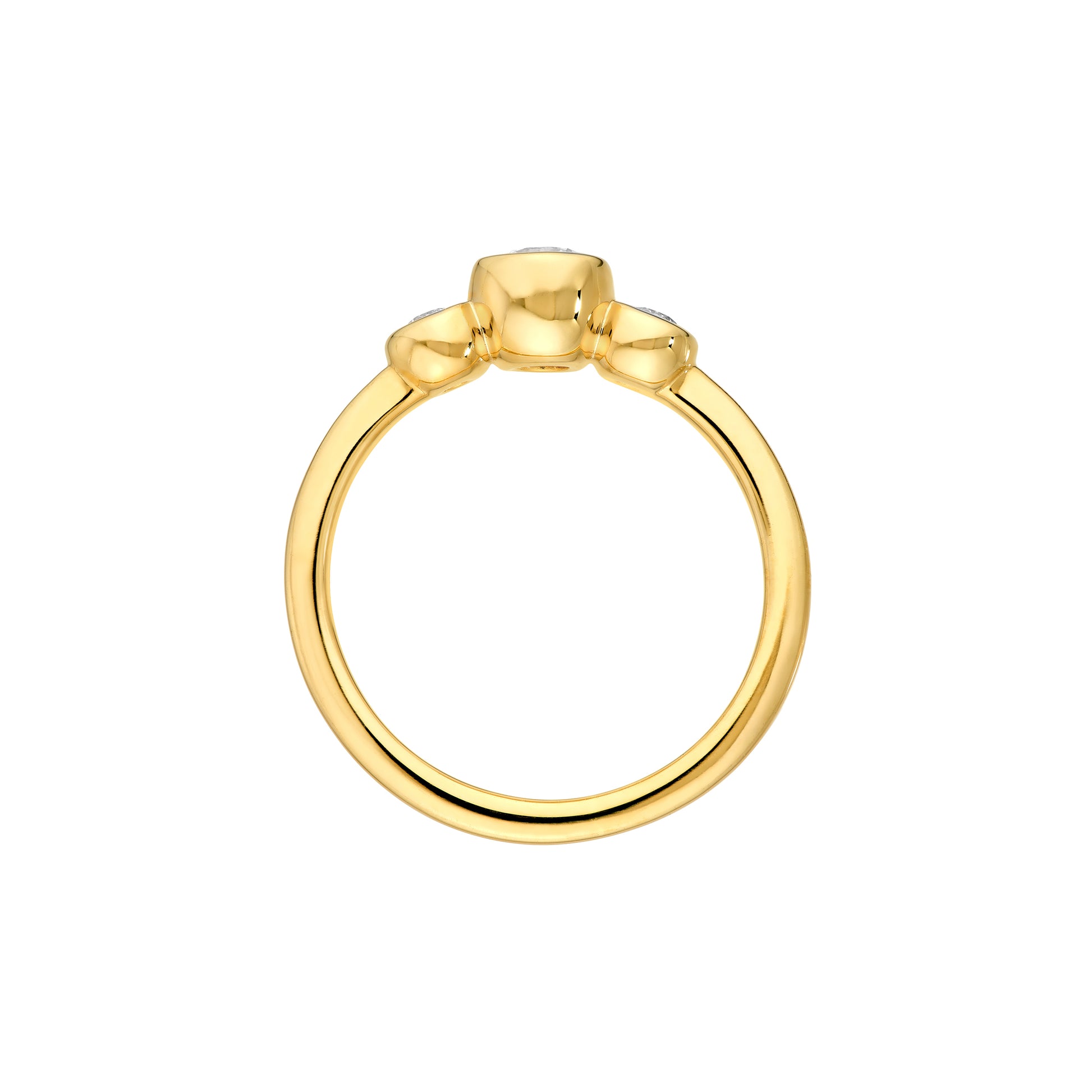 Diamond Trio Bubble Ring