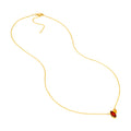 Toi et Moi Necklace (Red Garnet & Citrine)