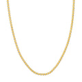 3.6mm Sterling Silver Two Tone Ice Chain [3 row]