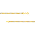 3.6mm Sterling Silver Two-Tone Ice Chain [4 row]