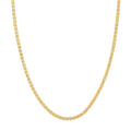 3.6mm Sterling Silver Two-Tone Ice Chain [4 row]
