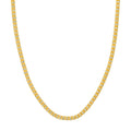 4.85mm Sterling Silver Two Tone Ice Chain [5 row]