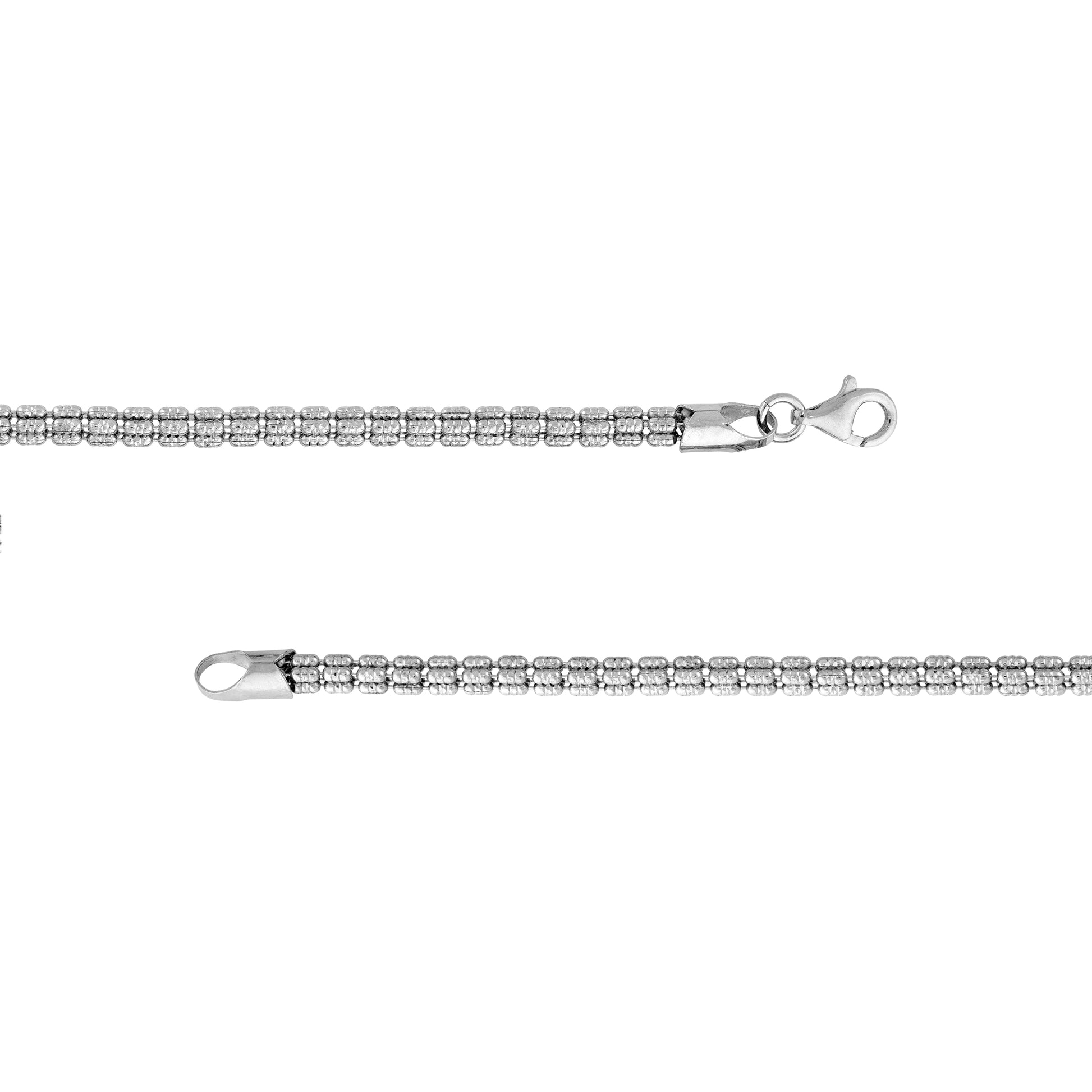 4.85mm Sterling Silver Ice Chain [5 row]
