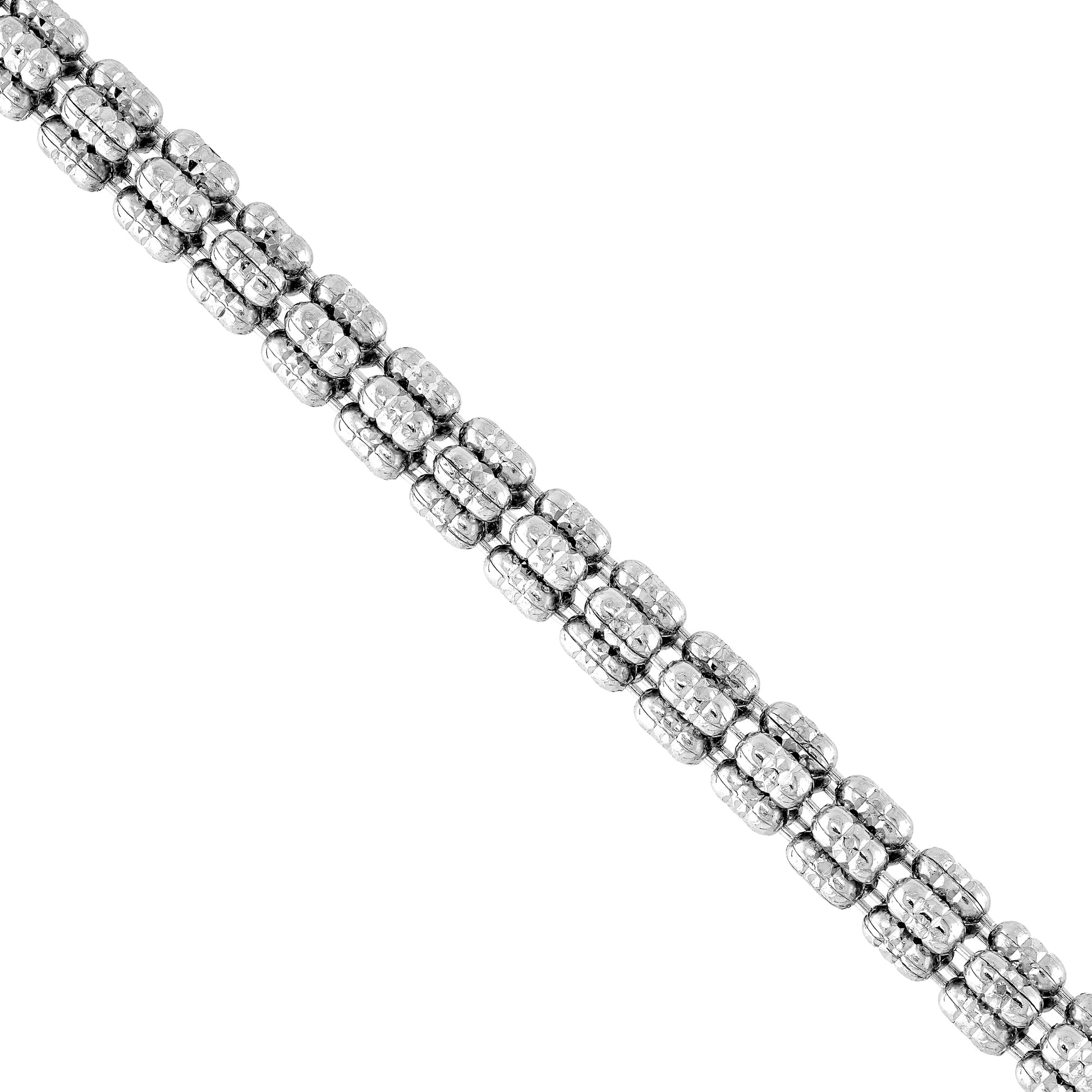 4.85mm Sterling Silver Ice Chain [5 row]