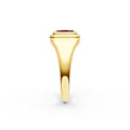 1/3ct Emerald Red Garnet Pinky Ring