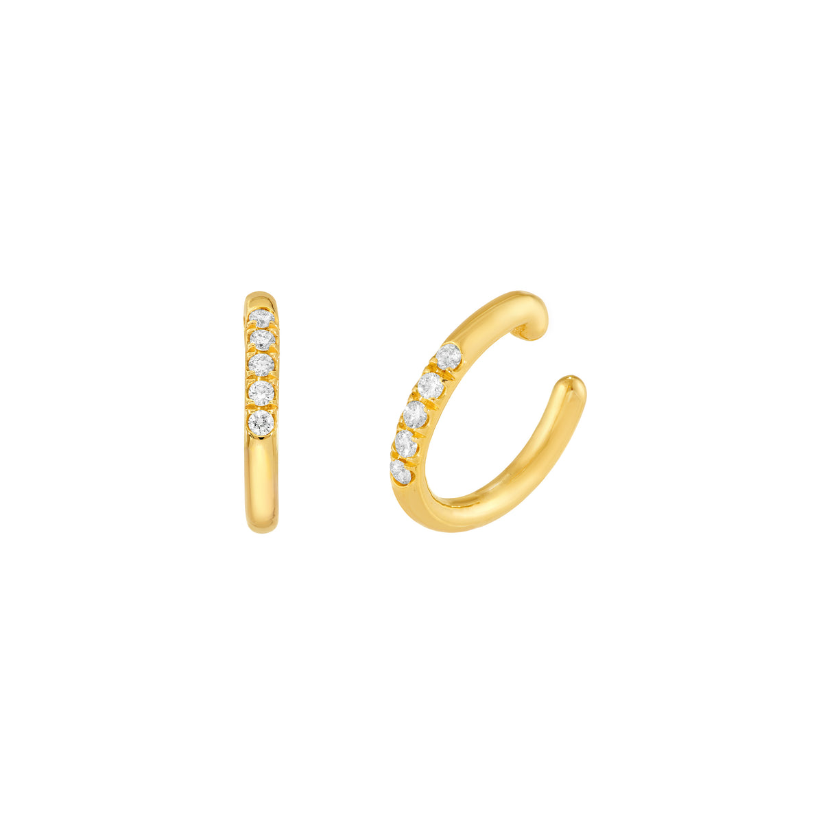 1/20tcw Diamond Thin Ear Cuff