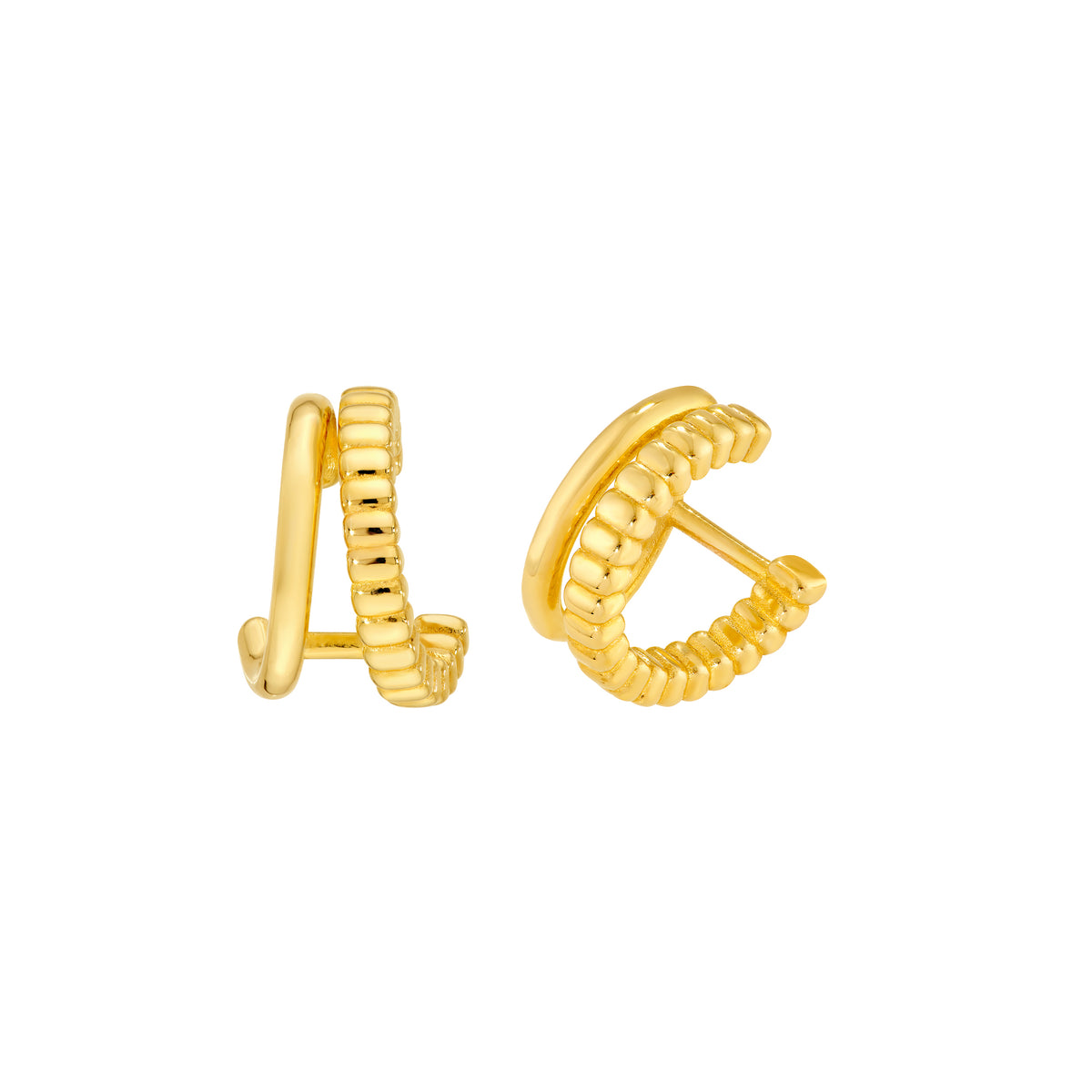 Plain & Ribbed Ear Cuff