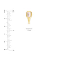 Emerald Pink Morganite Bezel Stud Earrings