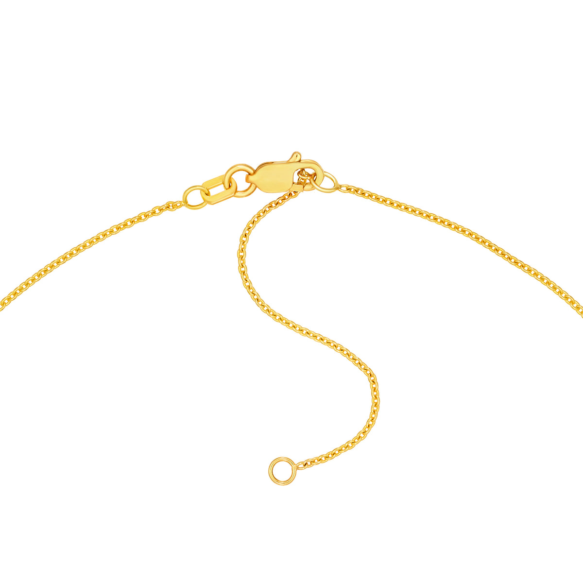 Round Citrine Pendant Necklace