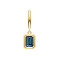 Emerald London Blue Drop Earrings