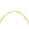 1tcw Red Garnet 5+1 Link Necklace