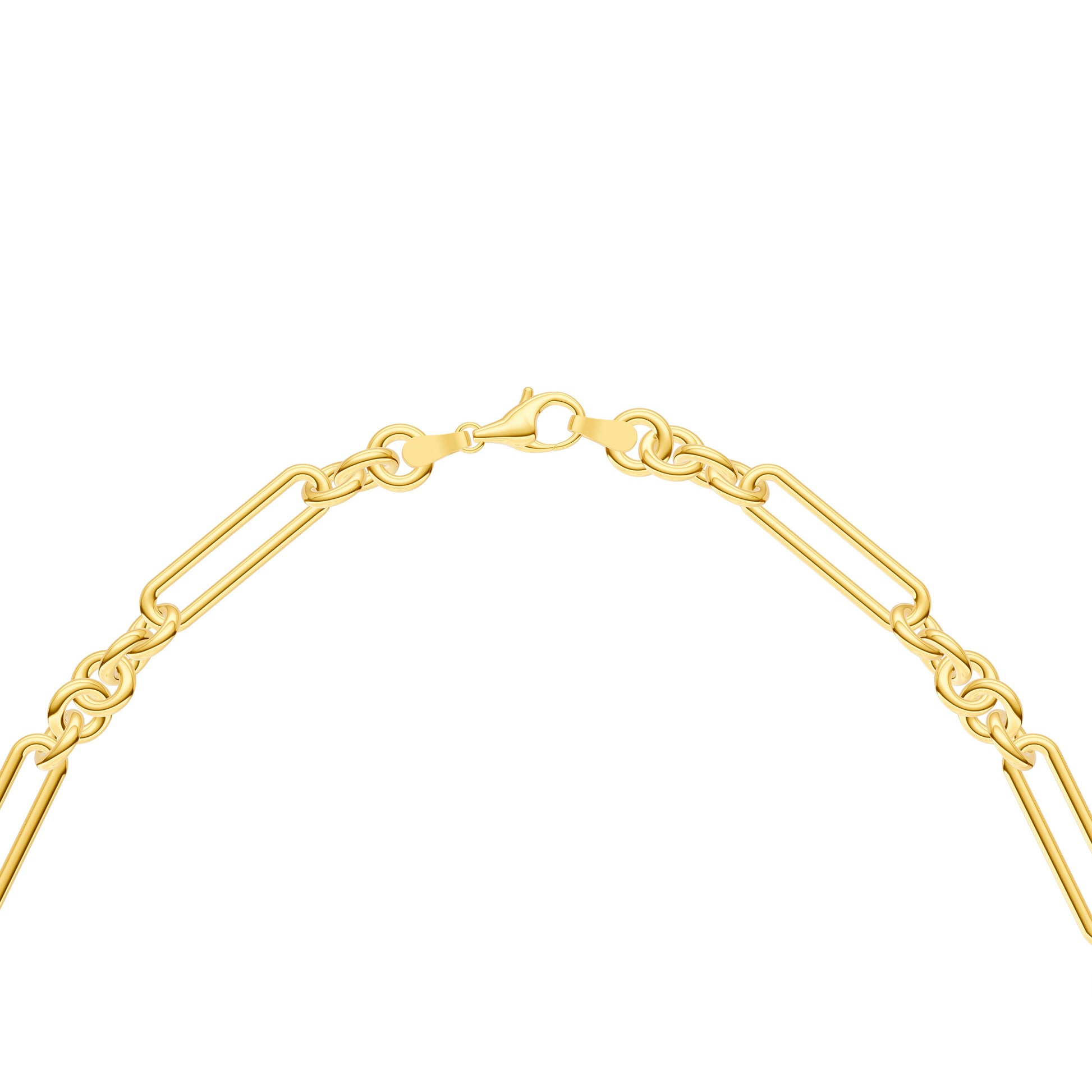 1tcw Red Garnet 5+1 Link Necklace