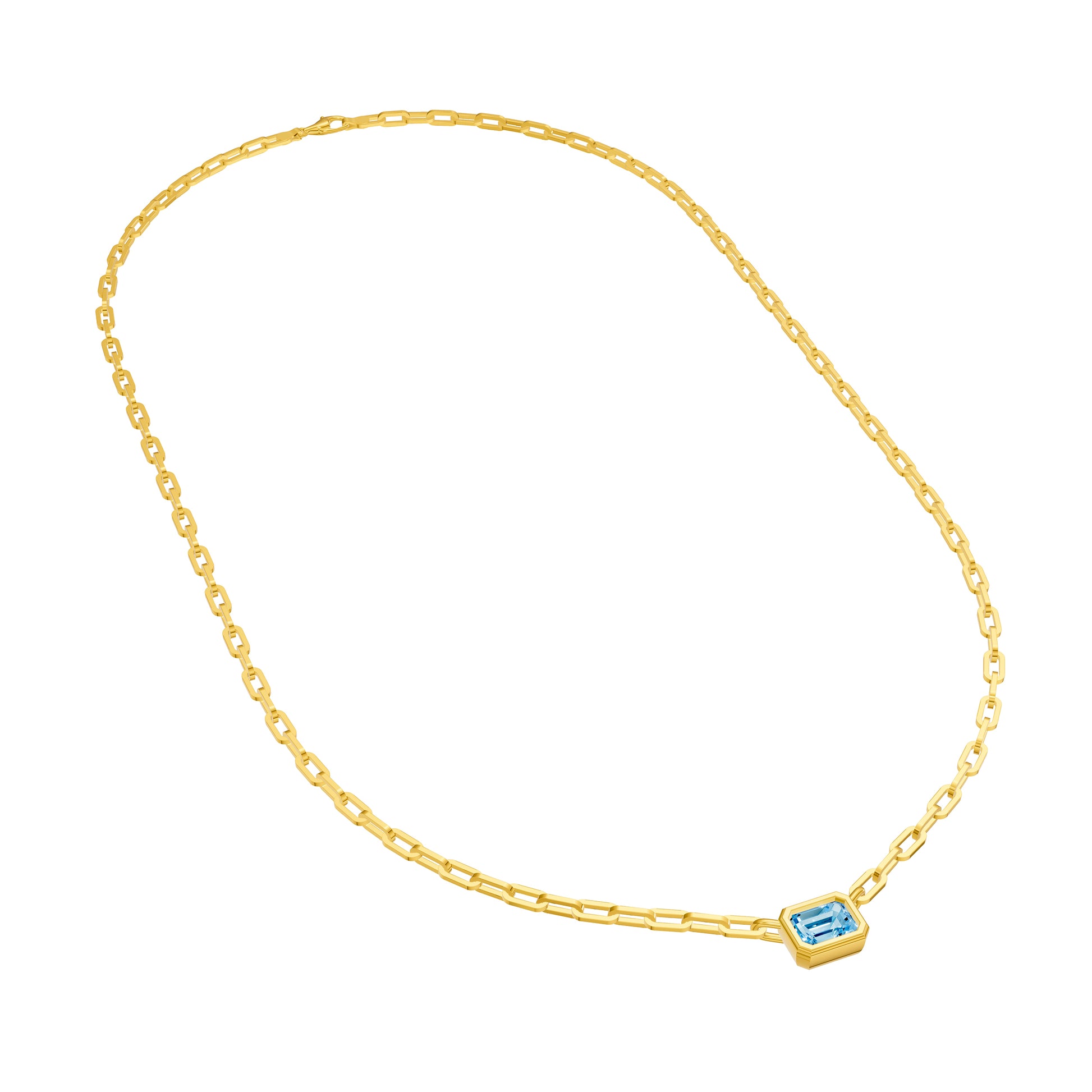 Emerald Sky Blue Forzentina Necklace