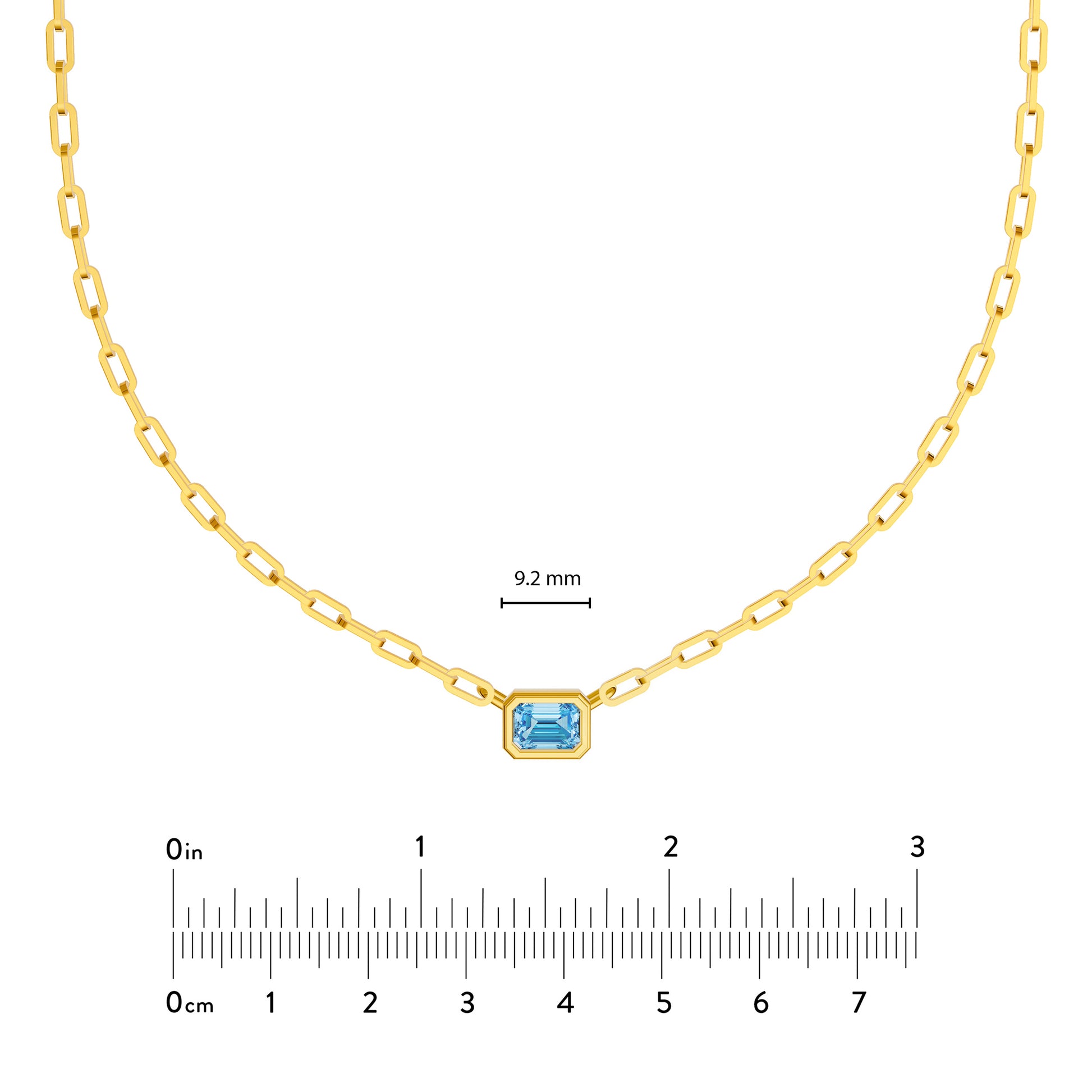 Emerald Sky Blue Forzentina Necklace