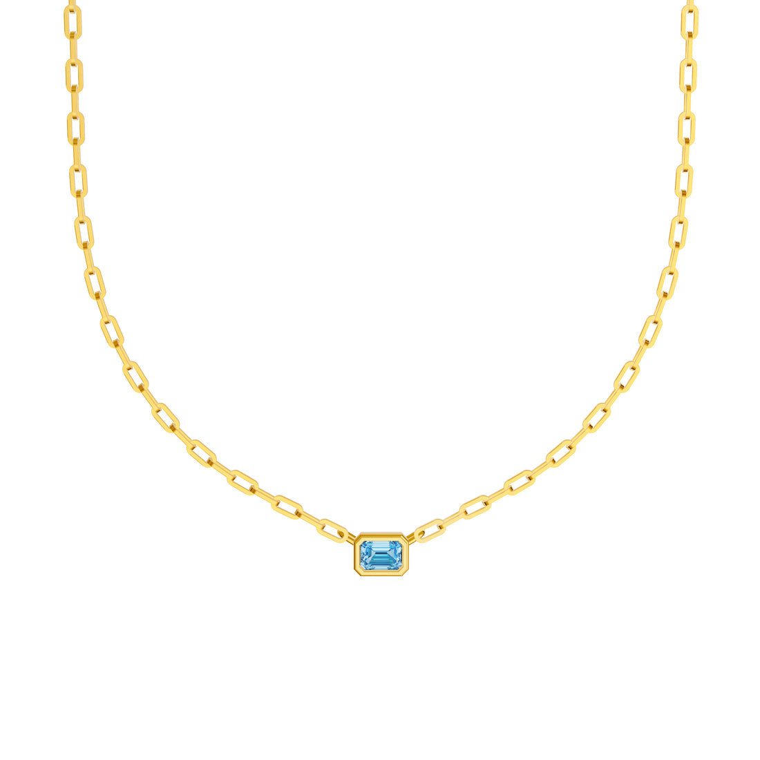 Emerald Sky Blue Forzentina Necklace
