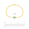 Emerald Sky Blue Forzentina Bracelet
