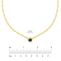 Round London Blue Forzentina Necklace