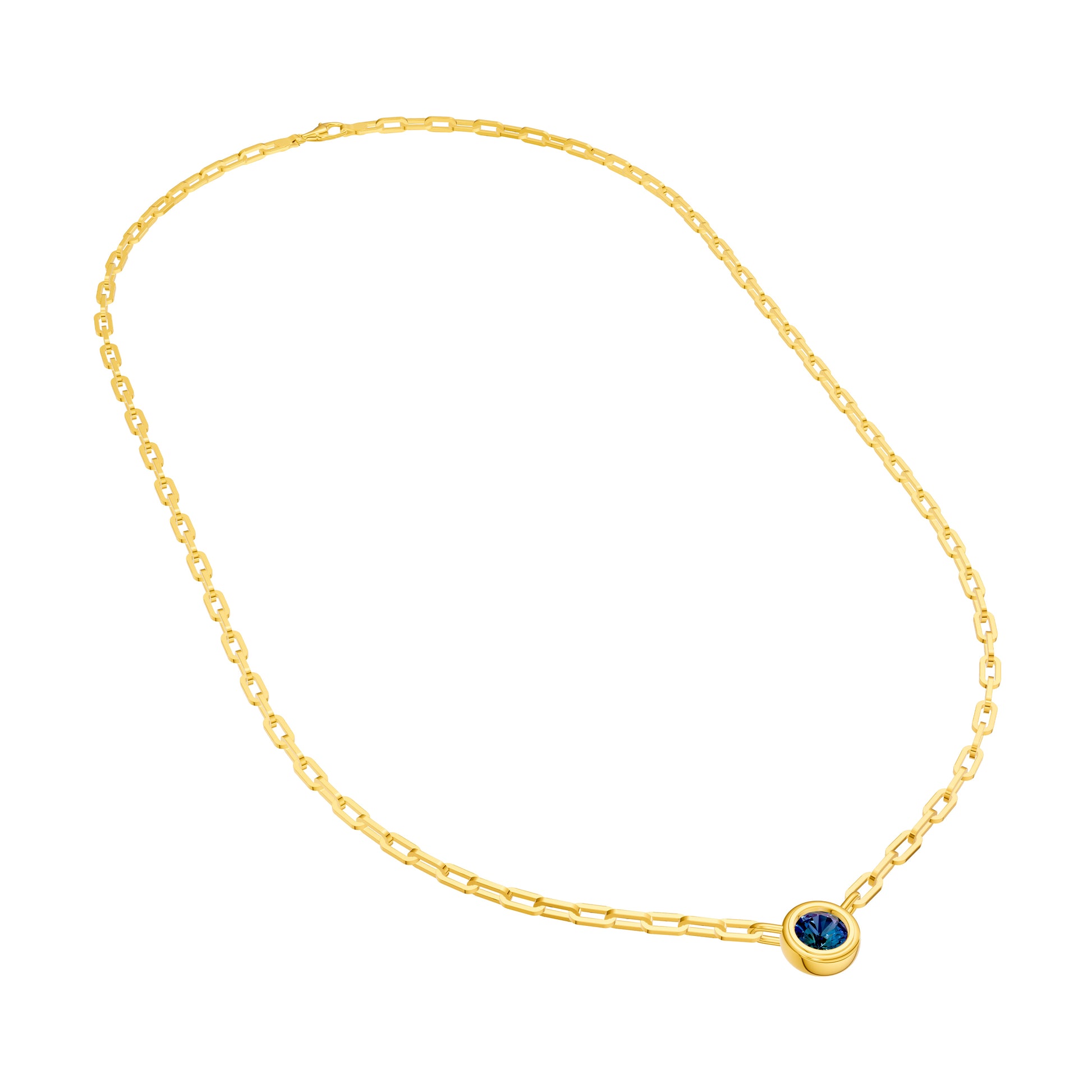 Round London Blue Forzentina Necklace