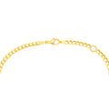 Pear Purple Amethyst Curb Bracelet