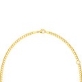 Emerald Pink Morganite Curb Necklace