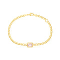 Emerald Pink Morganite Forzentina Bracelet